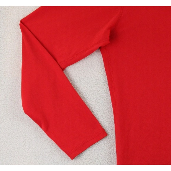 Nike Dri Fit Arizona Wildcats Womens Long Sleeve Crop‎ cut bottom Shirt Red LT - Picture 15 of 16